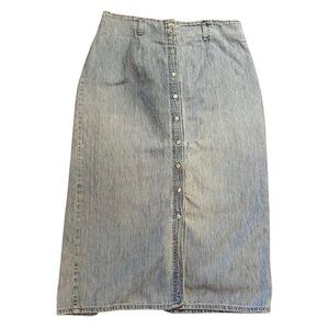 Vintage Hunt Club Midi Denim Skirt Size 16